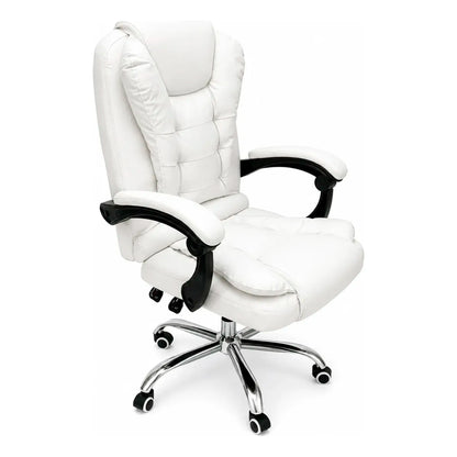 Cadeira Escritório Conforto Ergonômica Reclinável Branca