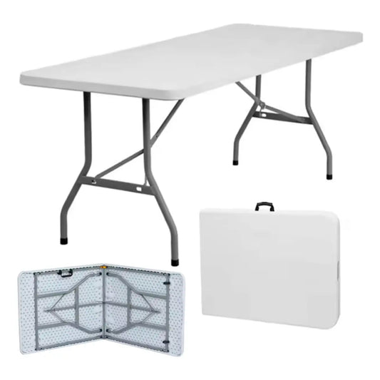Mesa Dobrável Maleta Com Alça Portátil 1.80m